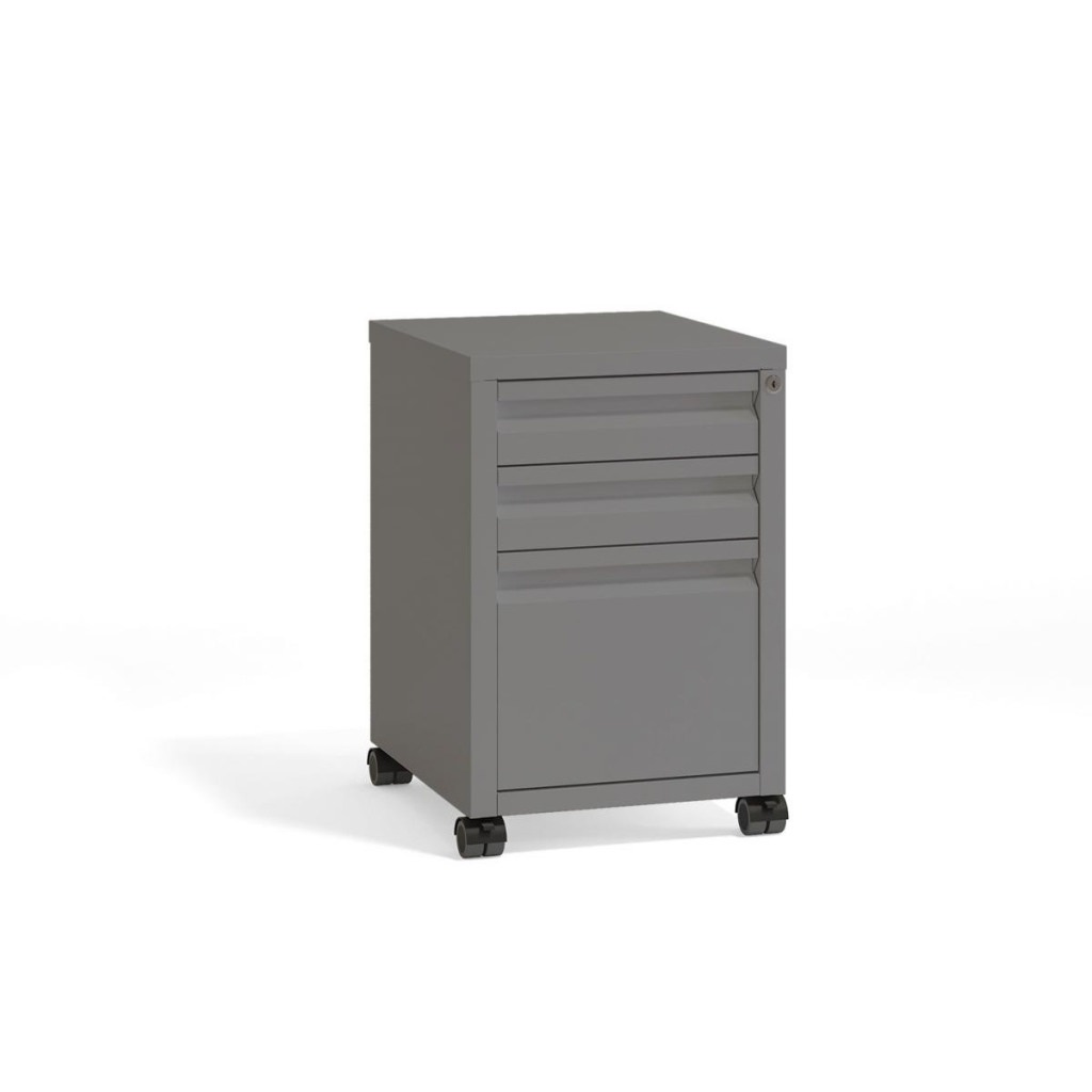 Тумба мобильная металлическая Riva Metal 440*494*658 Riva Metal Серый