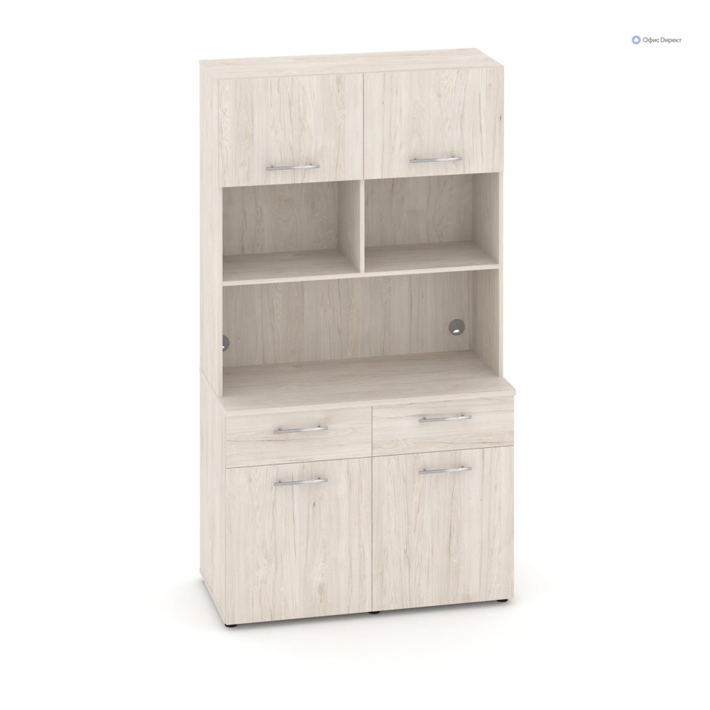 Комплект №9 Мини-кухня Fit 1200*600*2175 Мини-кухня Fit Денвер Светлый