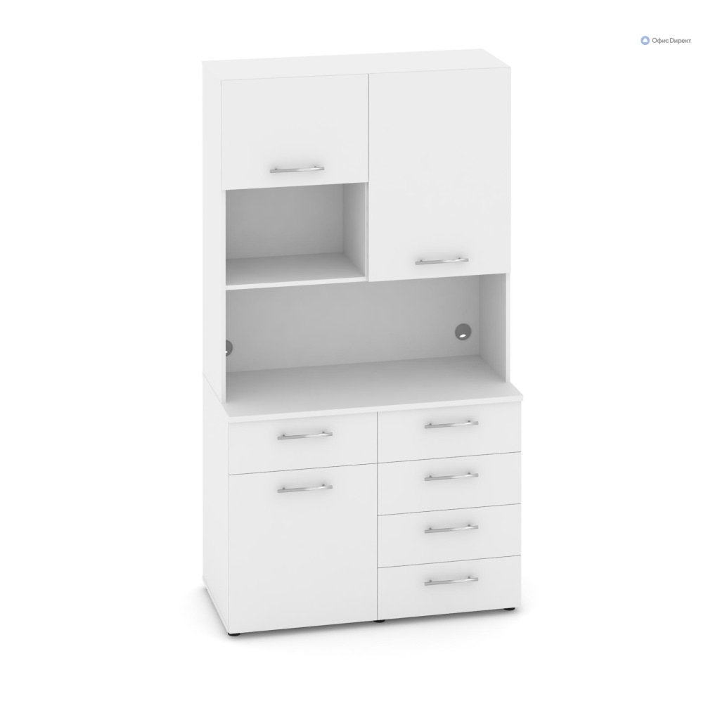 Комплект №10 Мини-кухня Fit 1200*600*2175 Мини-кухня Fit Белый Бриллиант
