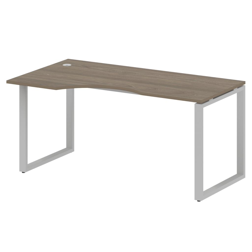 Стол криволинейный левый Рива Метал Систем 1600*900*750 Рива Метал Систем Вяз Благородный