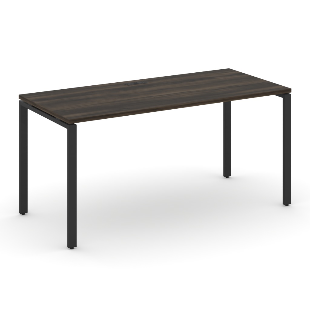 Стол письменный Концепт 1580*720*750 Концепт Дуб Мали/Черный металл