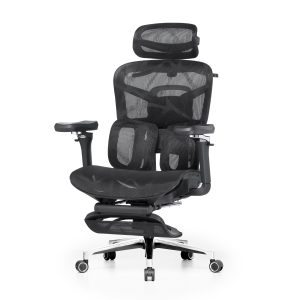 Кресло King - 777 (Кинг - 777) Ergo Premium, 200 кг, Черный